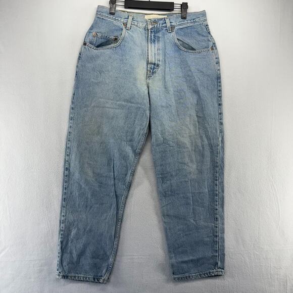 Vintage Gap Jeans Men's 32x30 Blue Denim Baggy Faded Loose USA Made 90s Cowboy - Picture 1 of 16